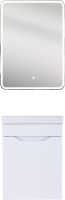 Мебель для ванной комнаты Orange Мини 40 подвесная, белый глянец