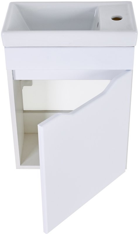 Мебель для ванной комнаты Orange Мини 40 подвесная, белый глянец