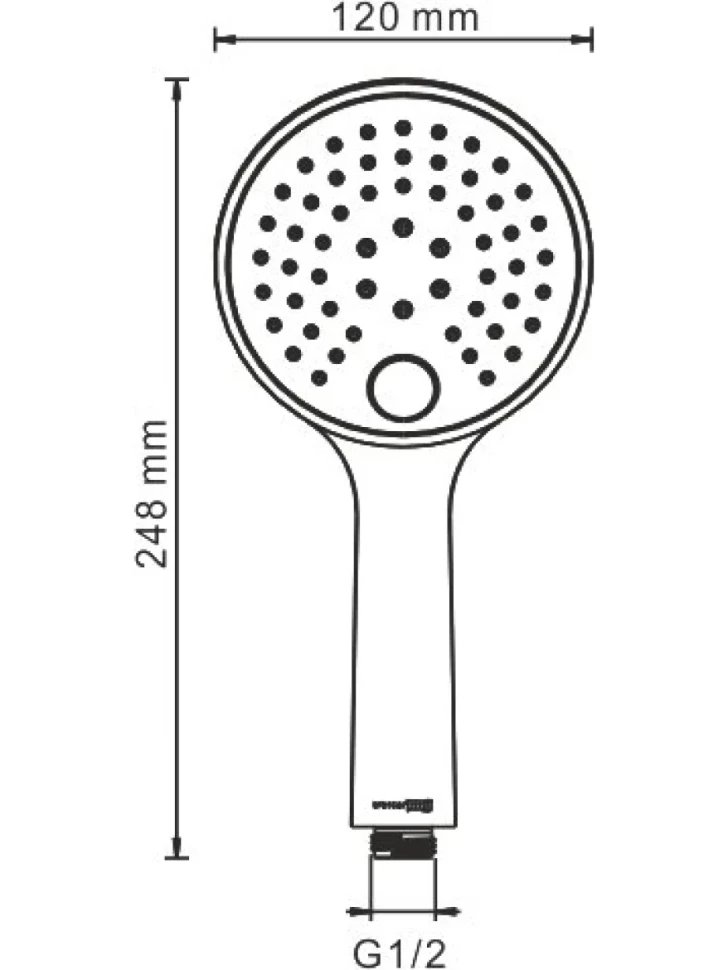 Душевая лейка Wasserkraft Sauer A207
