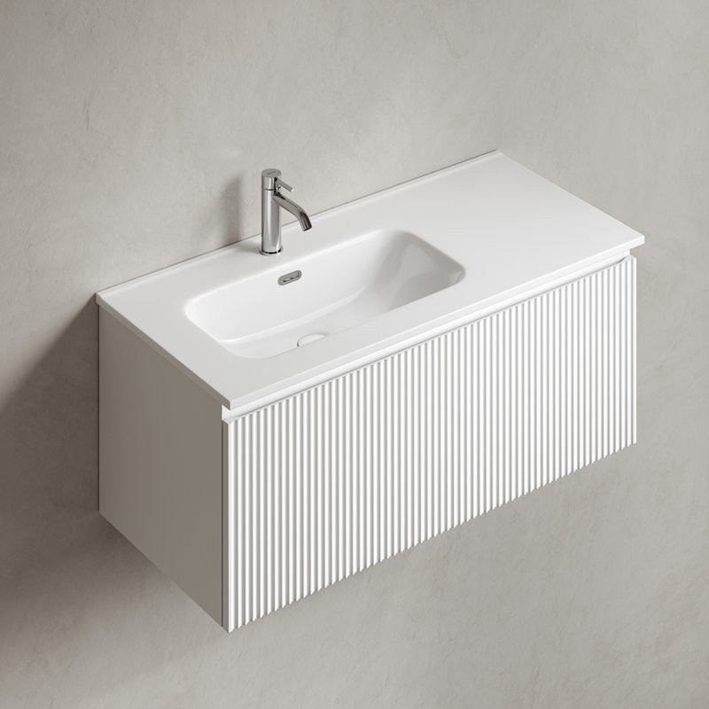 Мебель для ванной комнаты Sancos Snob R 1.0 100, L bianco