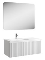 Мебель для ванной комнаты Sancos Snob R 1.0 100, L bianco