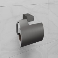 Держатель туалетной бумаги Lemark Smooth line 9726012 графит