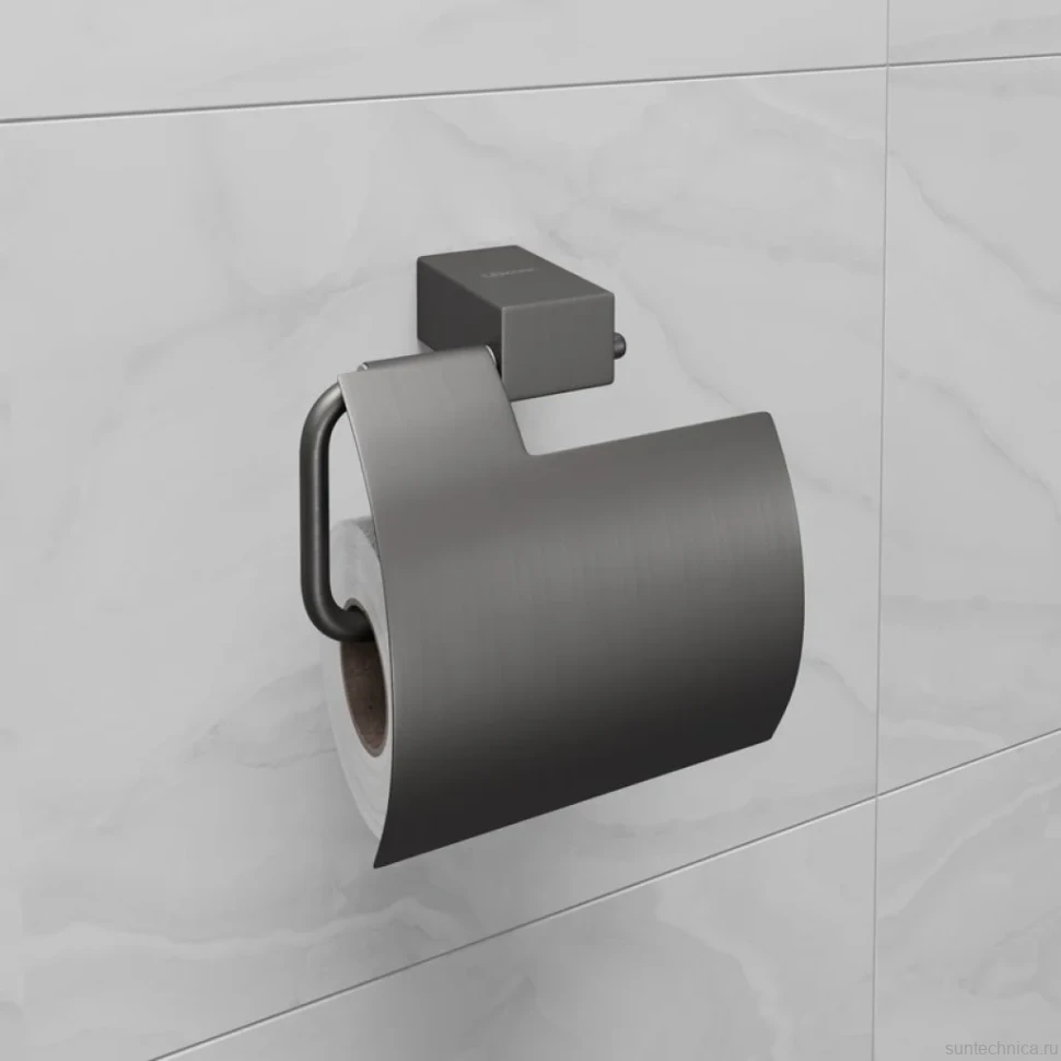 Держатель туалетной бумаги Lemark Smooth line 9726012 графит