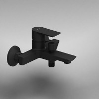 Смеситель для ванны с душем Damixa Apollo 471000300 матовый черный Смеситель для ванны с душем Damixa Apollo 471000300 матовый черный