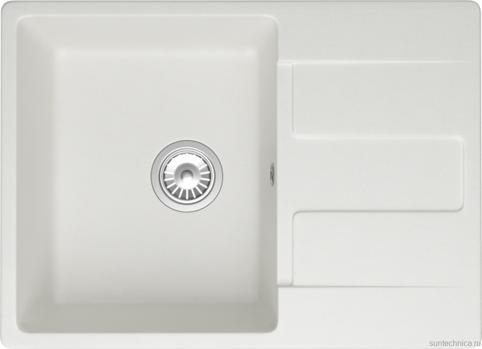 Мойка кухонная Domaci Римини DG В-650 белая