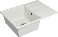 Мойка кухонная Domaci Римини DG В-650 белая