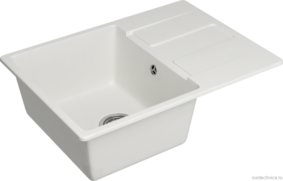 Мойка кухонная Domaci Римини DG В-650 белая