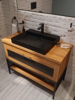 Смеситель для раковины Kludi Pure&Style 402923975 черный матовый