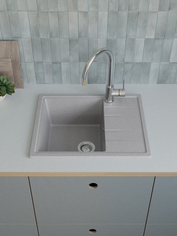 Мойка кухонная Domaci Болонья М-150-006 светло-серая