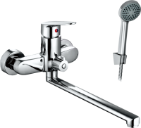 Смеситель с длинным изливом для ванны D-lin 456-6 D147456-6 хром Смеситель с длинным изливом для ванны D-lin 456-6 D147456-6 хром