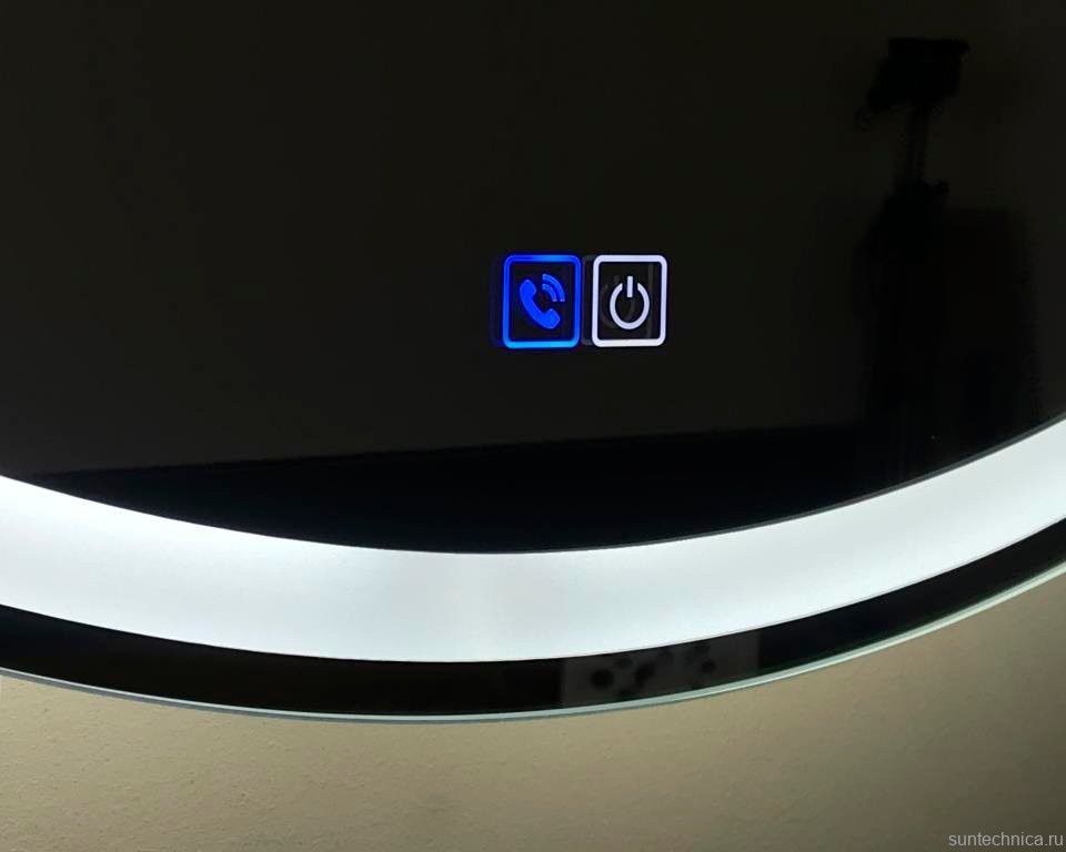 Зеркало круглое BelBagno SPC-RNG-700-LED-TCH-PHONE с bluetooth, микрофоном и динамиками