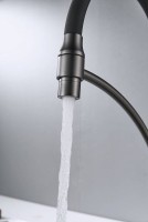 Смеситель для кухни Shevanik S743T-3 оружейная сталь, черный Смеситель для кухни Shevanik S743T-3 оружейная сталь, черный