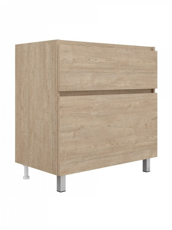 Мебель для ванной комнаты Teymi Laina 80 напольная, светлый дуб