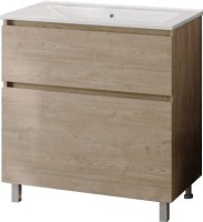 Мебель для ванной комнаты Teymi Laina 80 напольная, светлый дуб