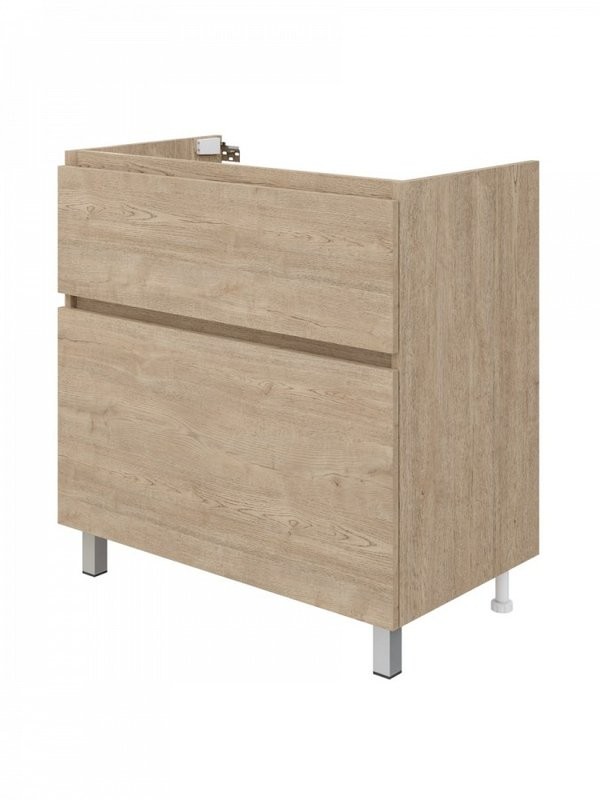 Мебель для ванной комнаты Teymi Laina 80 напольная, светлый дуб