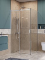 Душевой уголок BelBagno Soft Close-2 A-1-100-C-Cr профиль хром