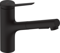 Смеситель для кухни Hansgrohe Zesis M33 74800670 черный матовый