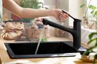 Смеситель для кухни Hansgrohe Zesis M33 74800670 черный матовый