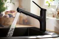 Смеситель для кухни Hansgrohe Zesis M33 74800670 черный матовый