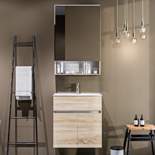 Мебель для ванной комнаты 1MarKa Mira 60 дуб сонома