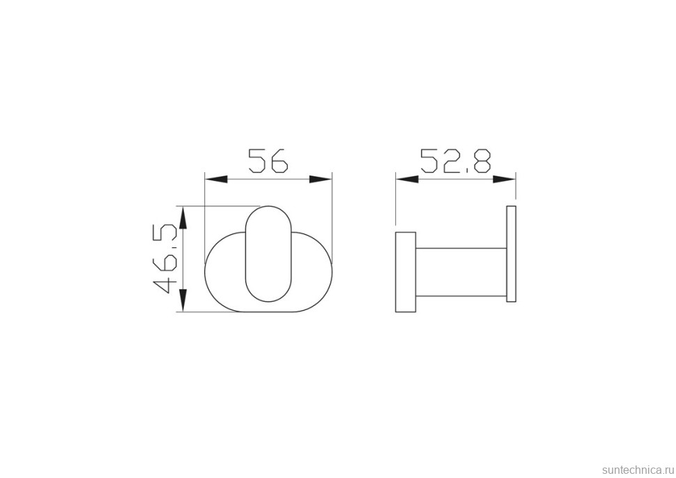 Крючок Wonzon & Woghand WW-8415-LG глянцевое золото