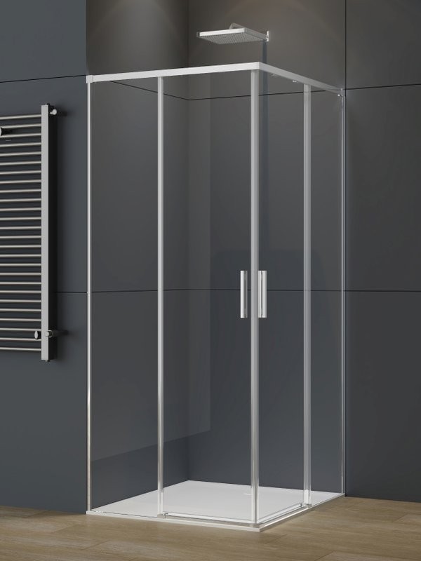 Душевой уголок Vincea Soft 2 VSS-3SO2800CL 80x80, профиль хром, стекло прозрачное