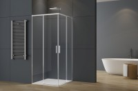 Душевой уголок Vincea Soft 2 VSS-3SO2800CL 80x80, профиль хром, стекло прозрачное