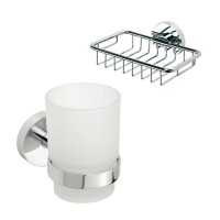 Набор Стакан Bemeta Omega 104110012 + Мыльница 104108162 Набор Стакан Bemeta Omega 104110012 + Мыльница 104108162