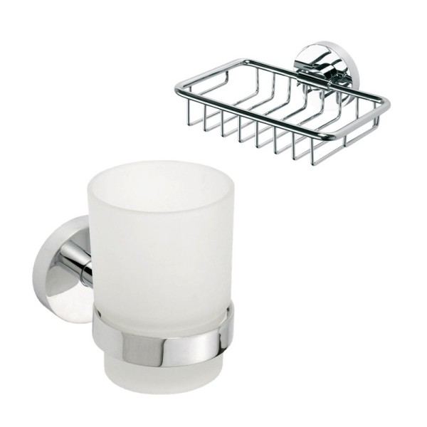 Набор Стакан Bemeta Omega 104110012 + Мыльница 104108162