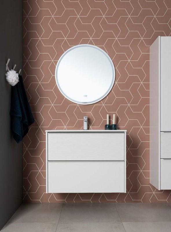 Тумба под раковину без столешницы Aquanet Вита 80 подвесная, белая матовая