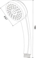 Душевая лейка Olive'S D121