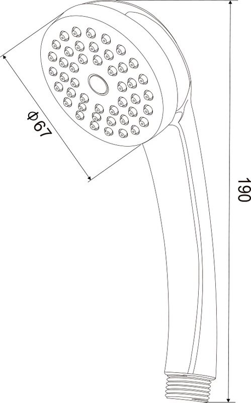Душевая лейка Olive'S D121