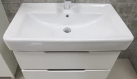 Тумба с раковиной AQUATON Дакота 80 белый/выбеленное дерево Тумба с раковиной AQUATON Дакота 80 белый/выбеленное дерево