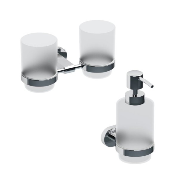Набор Стакан Ravak Chrome X07P189 + Дозатор X07P223