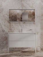 Тумба под раковину без столешницы Allen Brau Paris 120 матовый белый