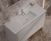 Тумба под раковину без столешницы Allen Brau Paris 120 матовый белый