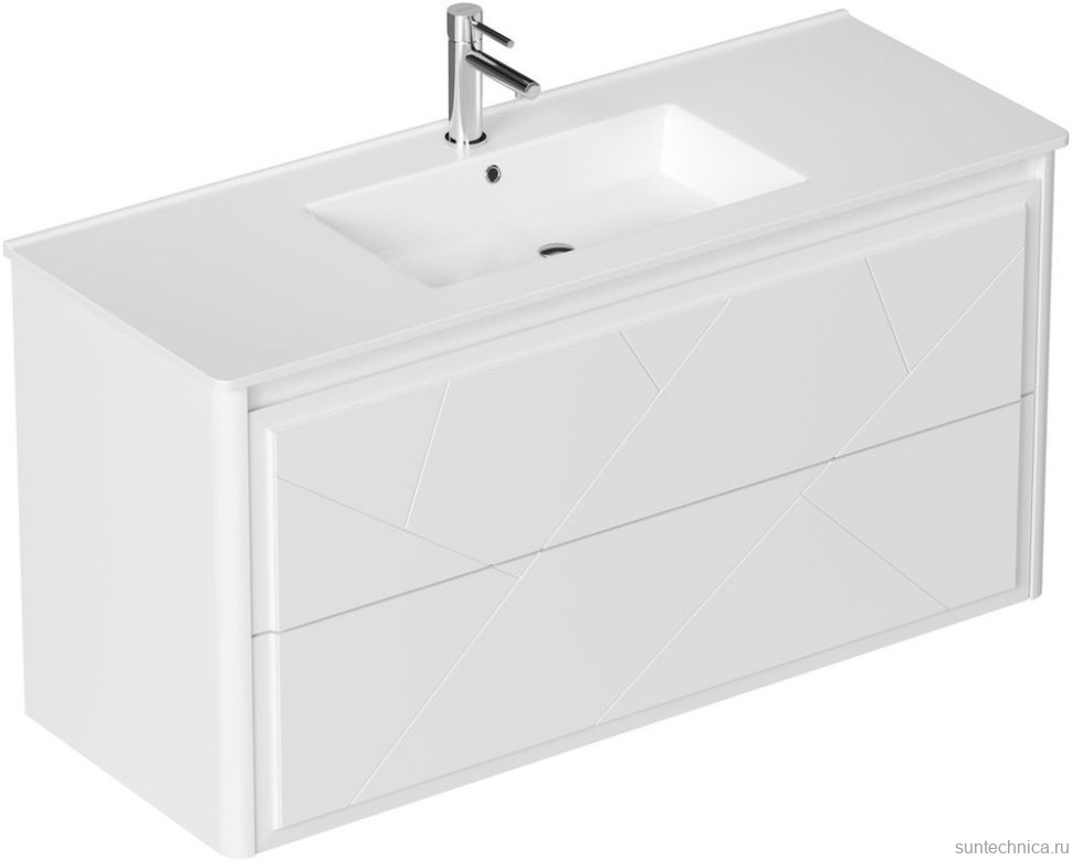 Тумба под раковину без столешницы Allen Brau Paris 120 матовый белый