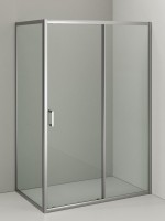 Душевой уголок Orange E23 13080TCR стекло прозрачное, профиль хром