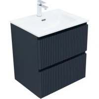 Тумба с раковиной Aquanet Джейн (Flat) 60 подвесная, маренго