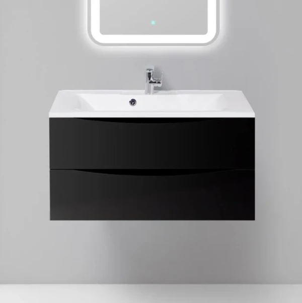 Тумба под раковину BelBagno Marino 90 nero lucido