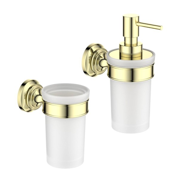 Набор Стакан AQUATEK Классик AQ4527PG + Дозатор AQ4505PG