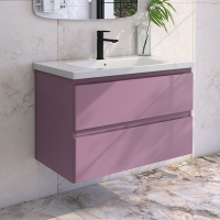 Тумба под раковину без столешницы Caprigo Forte 90 подвесная, лиловая