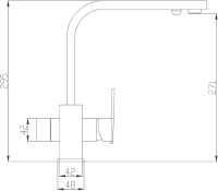 Смеситель для кухни Zorg Steel Hummer SH 905 CR хром Смеситель для кухни Zorg Steel Hummer SH 905 CR хром