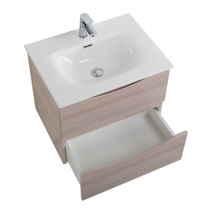 Тумба под раковину BelBagno Marino-cer-n 70 подвесная, rovere grigio
