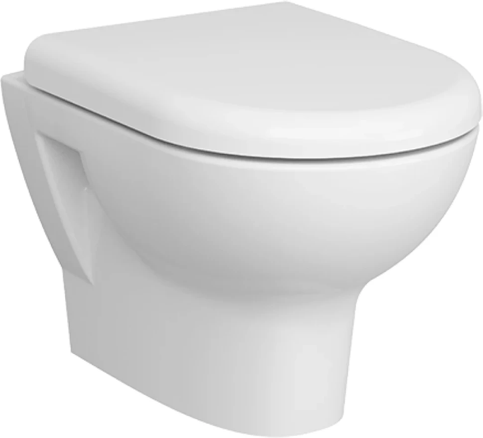 Комплект Унитаз подвесной VitrA Zentrum 55795B003-0075 + Крышка 94-003-001 петли хром + Инсталляция Geberit Duofix Delta 458.149.21.1 с кнопкой смыва, хром + Звукоизоляция
