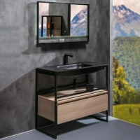 Мебель для ванной комнаты Armadi Art Loft 100 light wood, напольная