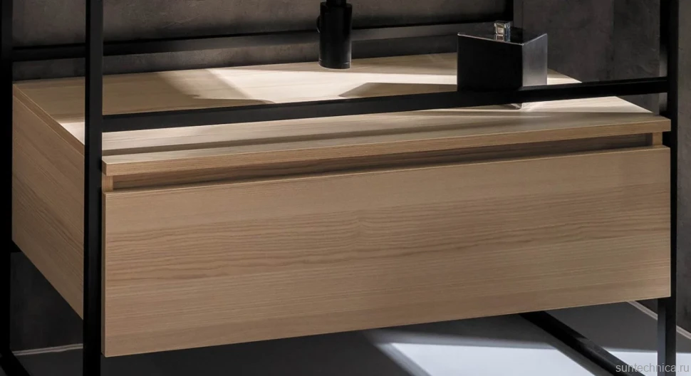 Мебель для ванной комнаты Armadi Art Loft 100 light wood, напольная