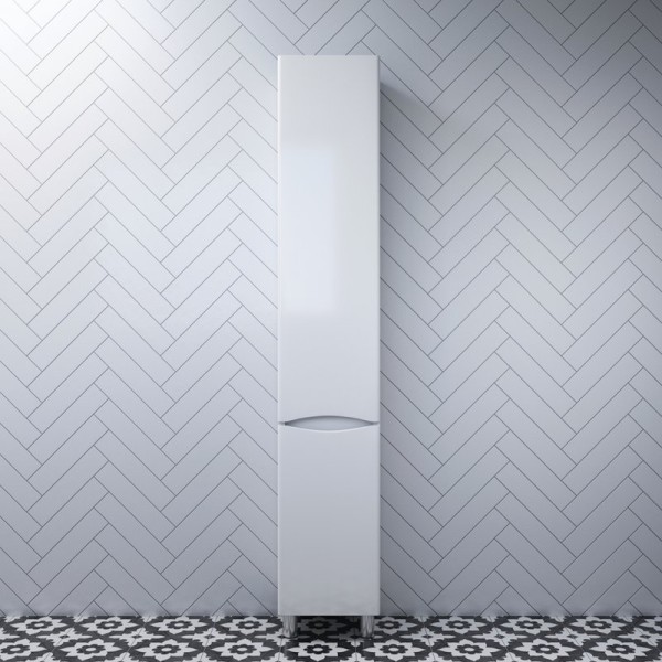 Шкаф-пенал для ванной AM.PM Like 35 R напольный, белый лак