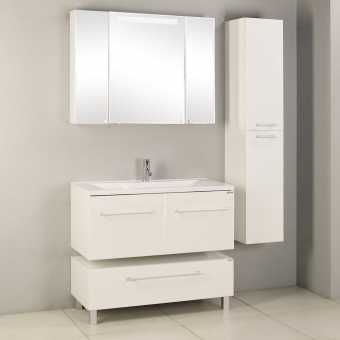 Мебель для ванной AQUATON Мадрид 100 белая с 2 ящиками