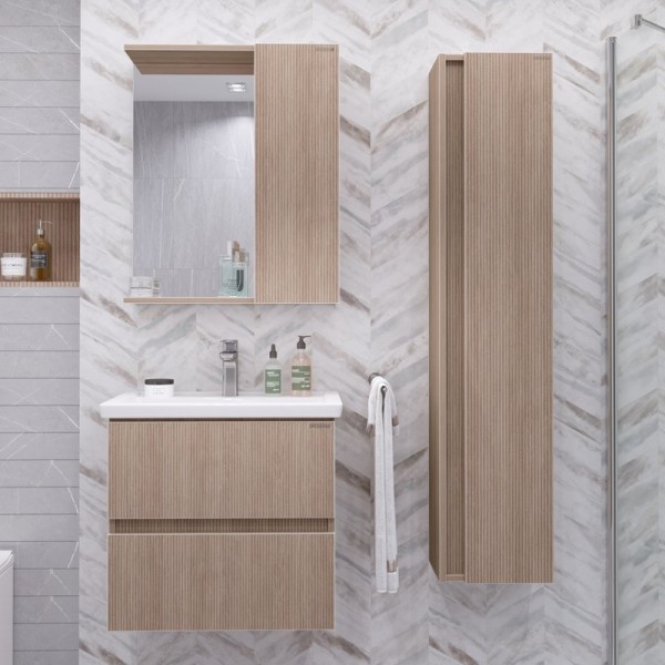 Мебель для ванной комнаты Grossman Юнит 60 подвесная, кадена вуд